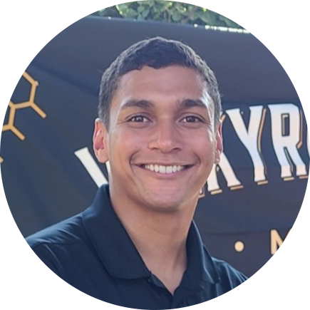 Valkyrie's Kiss Mead employee Travon Pearson.